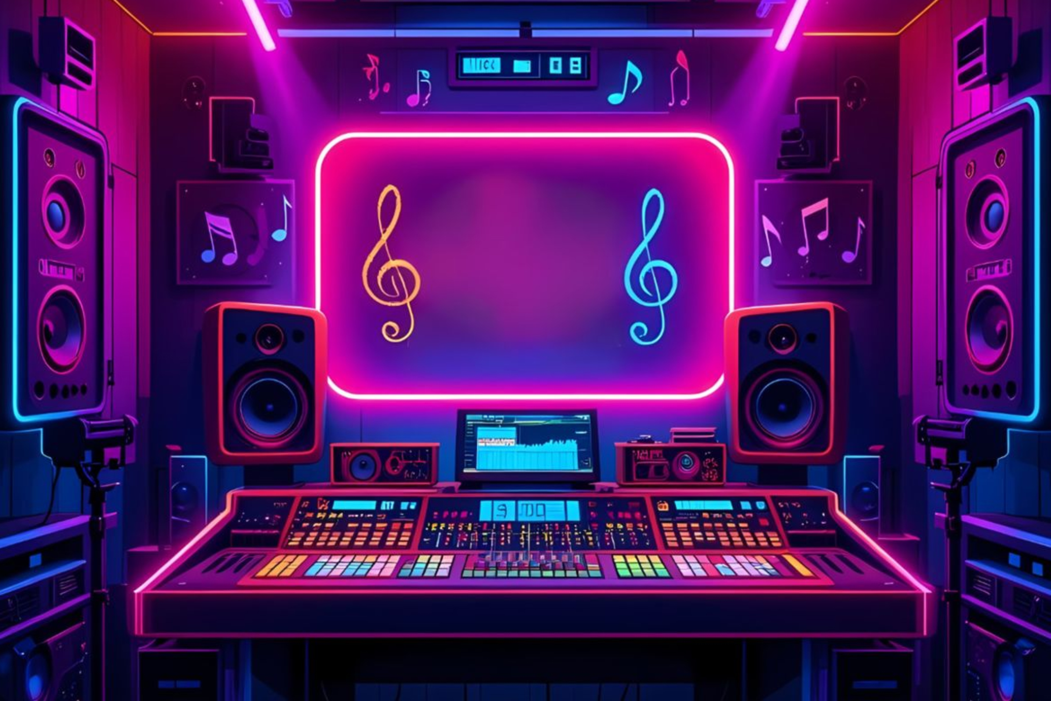 Music Producer in Studio